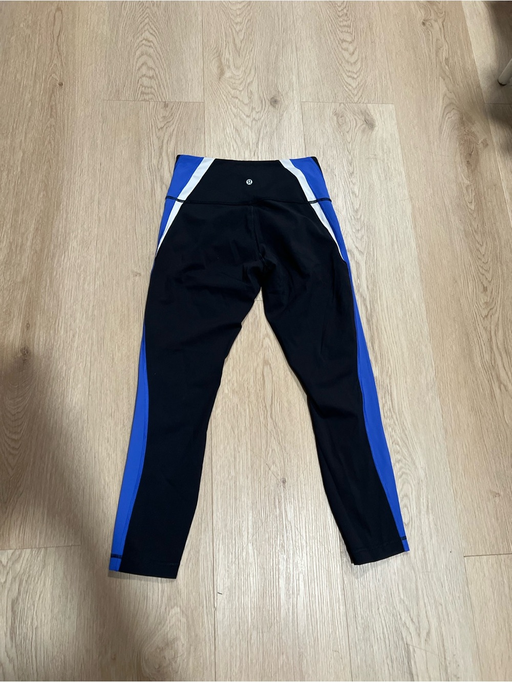 lululemon athletica Black and Blue Performance Leggings